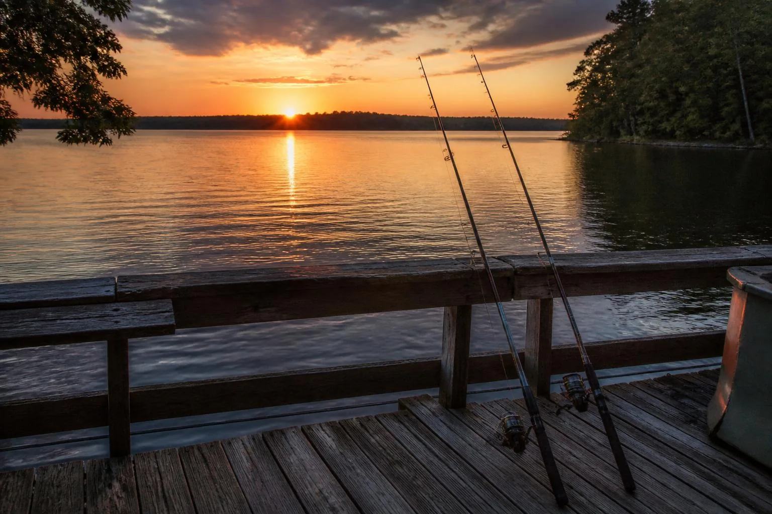 Fishing Lake Tillery