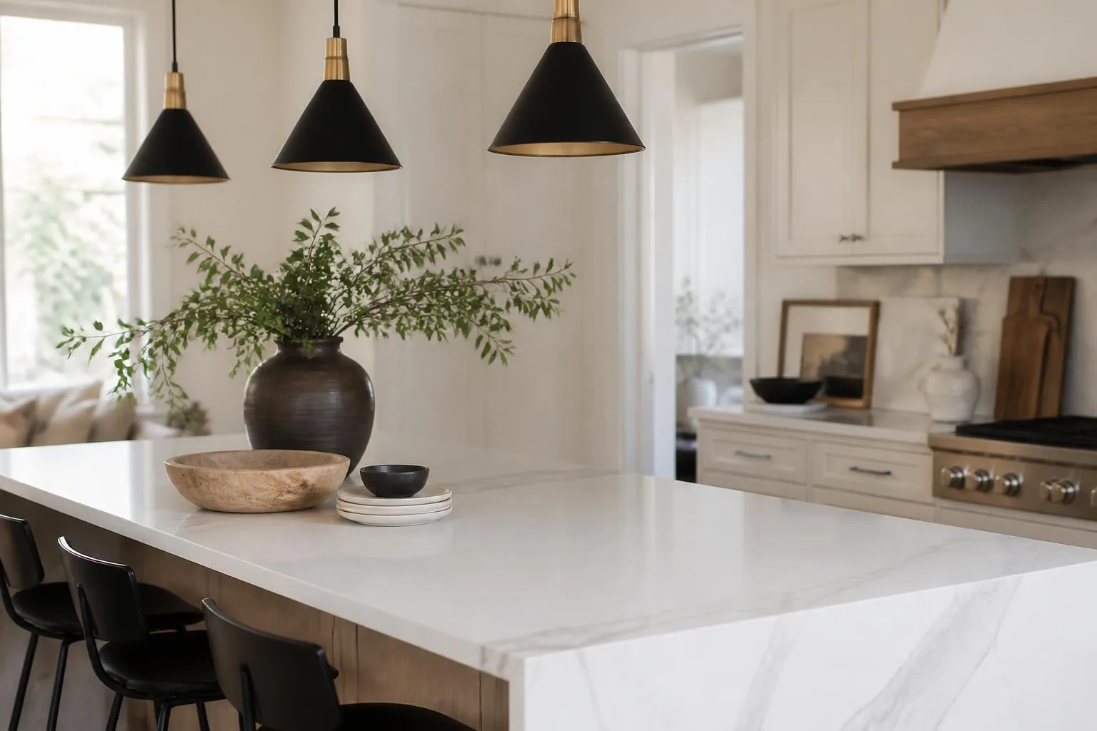 Lake house kitchen interior