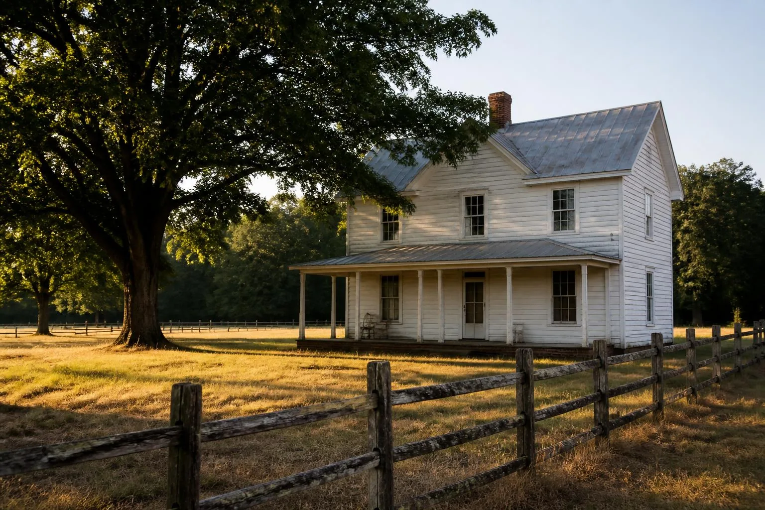 Historic small town near Lake Tillery