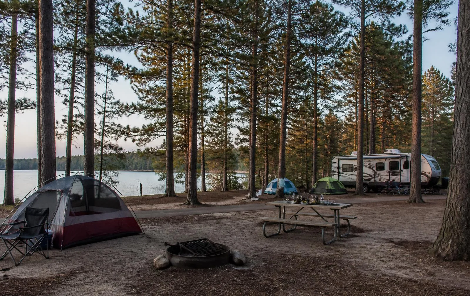 Camping at Lake Tillery — Lake Tillery, North Carolina
