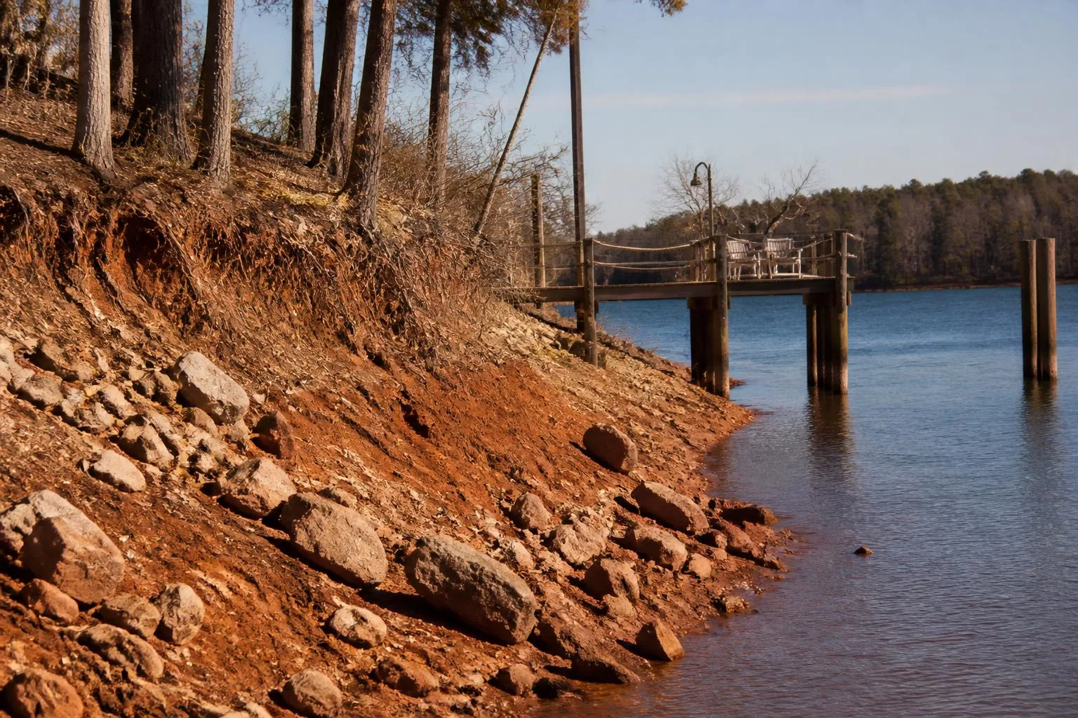 Water levels, the dam, and what actually moves the lake — Lake Tillery, North Carolina
